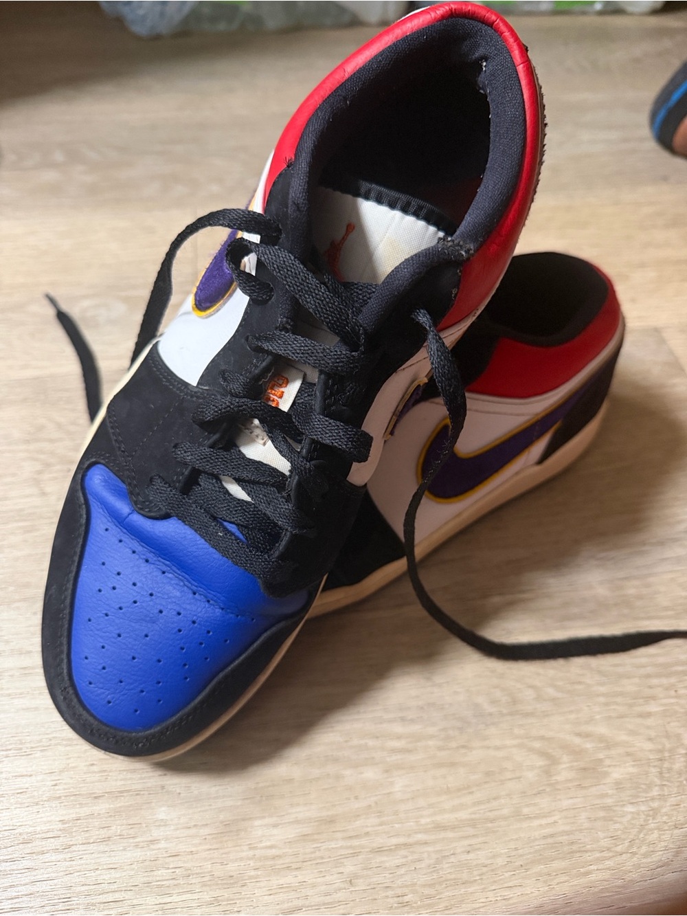 Nike Kids Low-Top Sneakers - Blue/Red/Black/White/Purple